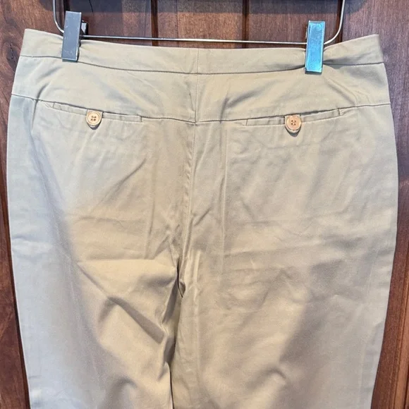 Cato Khaki Button-Front Pants - Picture 4 of 8